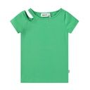Einfarbiges Mädchen-T-Shirt mit Cut-out