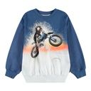 Jungen Sweatshirt mit Motocross-Print