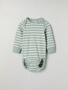 Baby Langarmbody gestreift Bio-Baumwolle