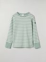 Gestreiftes Langarmshirt aus Bio-Baumwolle