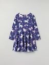 Langärmliges Mädchen Jerseykleid