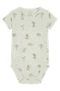 Bambus Kurzarmbody mit Drachenprint 
