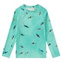 Knaben Langarm-Schwimmshirt mit Surfern
