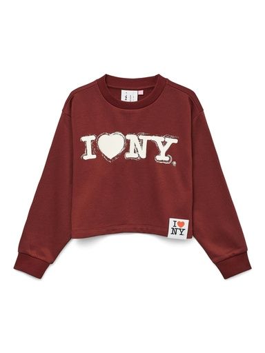 [01-34893.1] Sweatshirt kurz mit New York Druck (122/128)