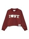 Sweatshirt kurz mit New York Druck