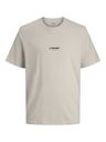 Rundhals T-Shirt mit schlichtem Druck