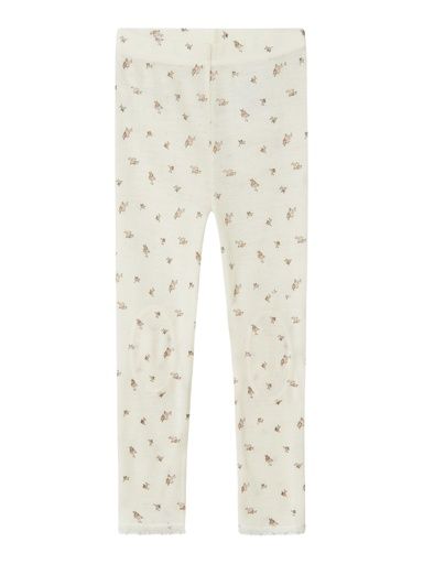 [01-35021.1] Wolle Leggings mit Muster (Creme, 98)