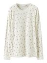 Langarmshirt aus Wolle mit Muster