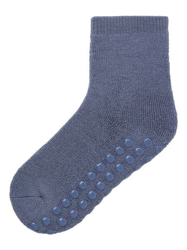 [01-35045.1] Wollsocken Anti Rutsch (Blau, 25/27)