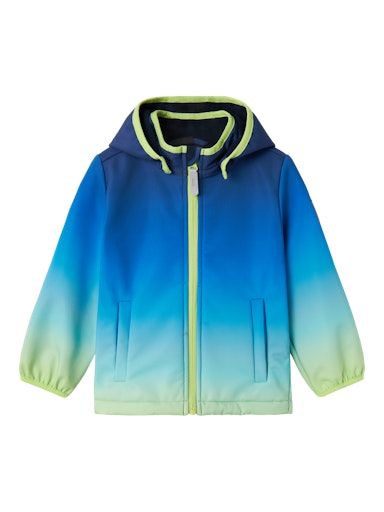 [01-35164.1] Softshelljacke Farbverlauf mit abnehmbarer Kapuze (110)