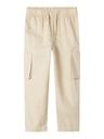 Leichte Hose mit Kordelzug und Seitentaschen
