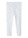 Gerippte Leggings mit Alloverprint