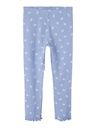 Gerippte Leggings mit Alloverprint