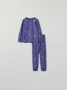 Langes Pyjama-Set Ufo-Motiv