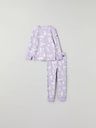 Langes Pyjama-Set Katzenmotiv