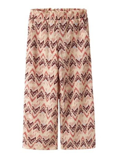 [01-35327.0] Leichte weite Hose bedruckt (Beige, 134)