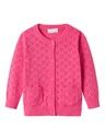 Mädchen Strickjacke mit Lochdetail Herz