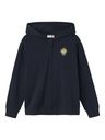 Sweatjacke mit kleinem Druck