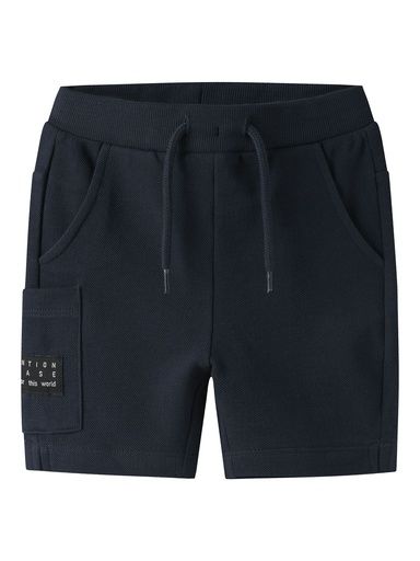 [01-35055.5] Sweatshorts mit Kordelzug und Seitentasche (Dunkelblau, 92)