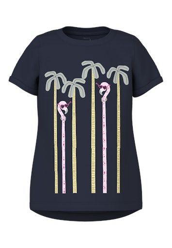 [01-35001.12] T-Shirt mit Druck (Dunkelblau, 92)