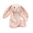 Plüschtier kleiner Hase mit Blümchen-Ohren 