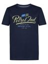 Jungen T-Shirt mit klassischem Petrol-Schriftzug