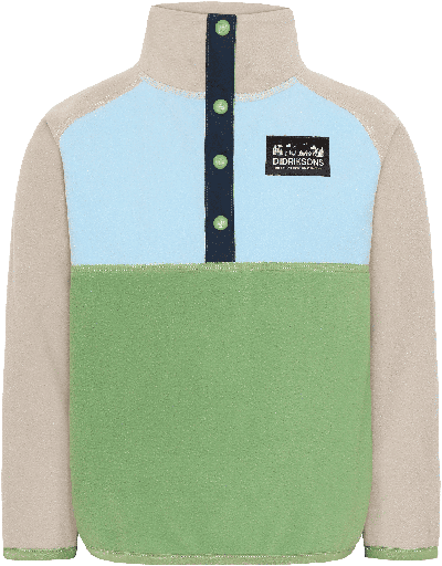 [01-35453.1] Kinder Faserpelz-Pullover mit Knöpfen (Grün, 100)