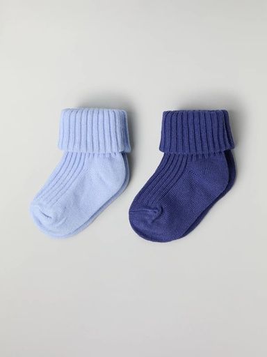 [01-35474.0] 2-er Pack Baby-Socken Bio-Baumwolle (Blau, 10)