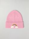 Rippenstrickmütze mit Applikation