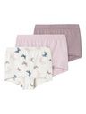 3-er Pack Mädchen-Unterhosen mit Schmetterlingen