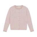 Mädchen Strickjacke mit Lochmuster