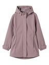 Taillierte Softshelljacke mit Kapuze