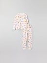 Langärmeliges Kinder-Pyjama Herzenprint