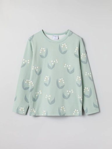[01-35542.0] Langarmshirt mit Maiglöckchen-Print (92)