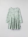Langärmliges Kleid mit Maiglöckchen
