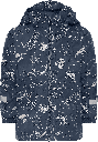 Leichte wind- und wasserdichte Jacke mit Alloverprint