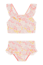 Rüschen-Bikini mit Blümchenprint