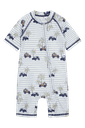 UV-Badeoverall kurzarm mit lustigem Print