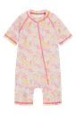 UV-Badeoverall kurzarm mit lustigem Print 