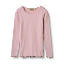 Langärmliges Mädchen Shirt gerippt