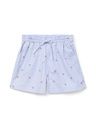 Gewobene Shorts mit Kordelzug und Kirschemotif