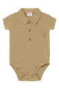 Babybody kurzarm mit Polokragen
