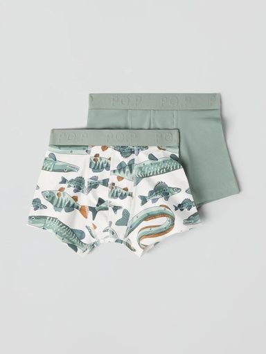 [01-35747.0] 2-er Pack Boxershorts Fische-Print (86-92)