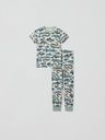 Kurzarm Pyjama-Set Fischeprint