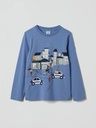 Jungen T-Shirt mit lustigem Brust-Print