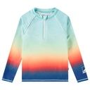 Langärmliges Badeshirt mit Reisverschluss