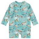 Langer Schwimm-Overall Schildkrötenmotiv