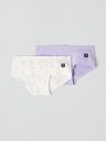 2-Pack Mädchen Hipster-Unterhosen Herzchen