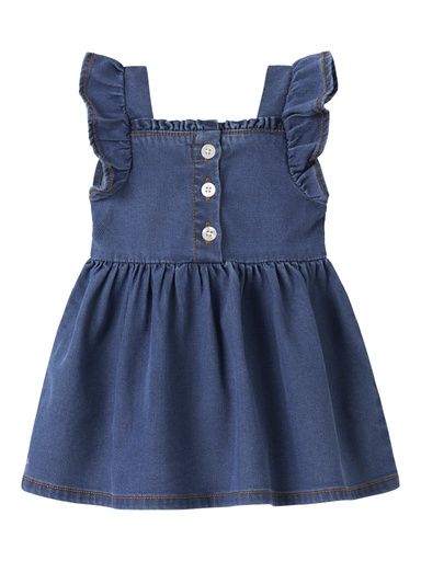[01-35842.1] Leichtes Jeanskleid mit Rüschen (86)