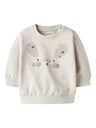 Baby Sweatshirt mit Hasenapplikation